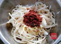 Illustration of how to make cold platycodon 10