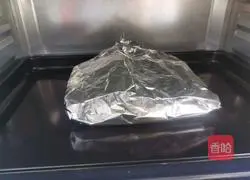 Illustration of how to make enoki mushrooms with tin foil 4