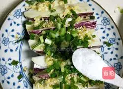 Illustration of steamed ginger, garlic and eggplant 6