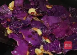 Hot and sour purple cabbage recipe 9