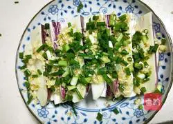 Steamed ginger and garlic eggplant Illustration of how to do it 5