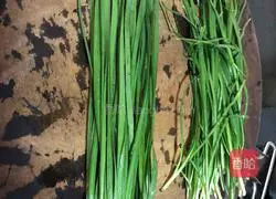 Illustration of homemade barbecue leeks 1