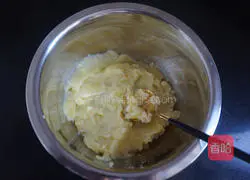 Illustration of how to make fried potato dumplings with shepherd's purse 3