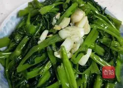 Garlic water spinach recipe 5