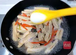 Illustration of how to make cold yuba 4