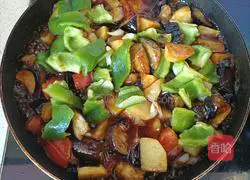 Illustration of how to make Di San Xian (fried-free version) 14