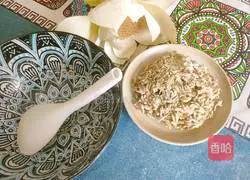 Illustration of how to steam locust flowers 10