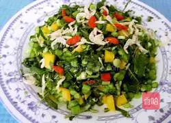 Illustration of how to make cold Chinese toon sprouts 13