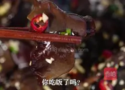 Secret sauce to make cold fungus and mix it with this sauce Illustration of how to make delicious kelp shreds and cucumber strips 7