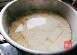 Illustration of how to make bean curd 23