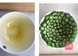Illustration of making gypsophila okra mashed potatoes 2