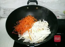Illustration of how to make stir-fried double strands 5