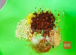 Illustration of how to make cold bean sprouts 2