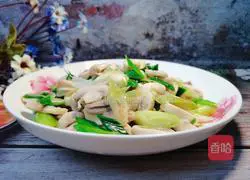 Illustration of how to make green onion and mushroom 18