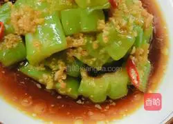 Illustration of how to make garlic melon with sauce 10