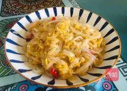 Illustration of how to make fried vermicelli with pickled cabbage 8