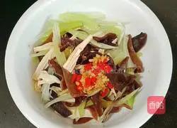 Cold yuba and celery Illustration of how to do it 15