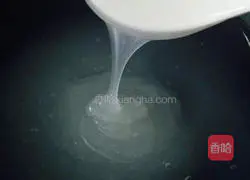 Illustration of how to make mung bean jelly 6