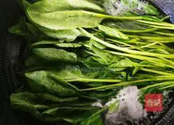 Illustration of how to make spinach with double mushrooms 9