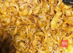 Illustration of how to make fried and roasted water gluten 6