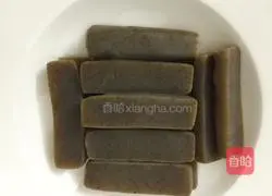 Illustration of how to make cold konjac 5