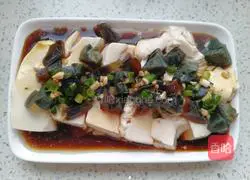 Illustration of how to make olive oil preserved eggs mixed with tofu 8