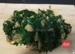 Illustration of how to mix wild vegetables skillfully 2