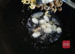 Illustration of how to cook rapeseed with sea rice 10