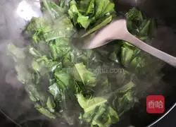 Refreshing Series of Qing Illustration of how to make fried wheat 4