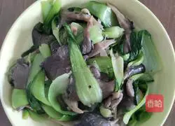 Illustration of how to make oyster mushrooms and rapeseed 4