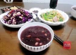 Illustration of how to make peanuts, lilies and cabbage 6