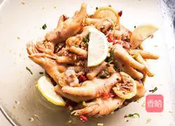 Illustration of how to make lemon and spicy chicken feet 7