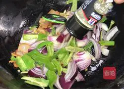 Illustration of how to make peppercorns and king oyster mushrooms 10