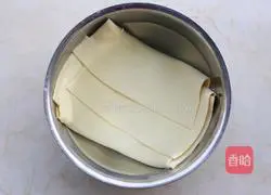 Illustration of how to make cold bean curd version with blooming flowers and wealth 3