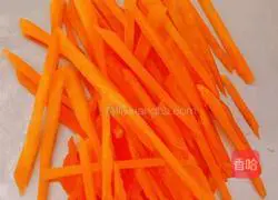 Illustration of how to make yam, vermicelli, carrots and cabbage 9