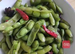 Illustration of how to make thin salt edamame 9