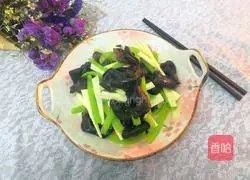 Illustration of three-medicine lettuce and fried fungus 12