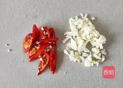 Illustration of how to make cold okra 4