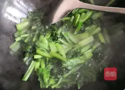 Illustration of how to make stir-fried moss 3