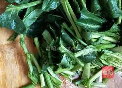 Illustration of how to make light spinach 1