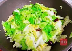 Illustration of how to make cabbage in oyster sauce 5