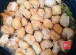 Illustration of braised oil tofu recipe 5