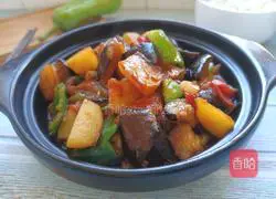 Illustration of how to make Di San Xian (fried-free version) 1