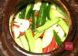 How to make self-pickled cucumber pickles Illustration 12