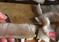 Illustration of how to make pickled pepper pig skin 4