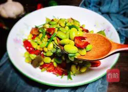 Illustration of how to make stir-fried edamame 9