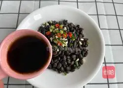 Illustration of how to make cold ecological black beans 7
