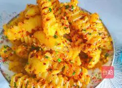 Illustration of how to make spicy potato sticks 7