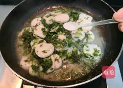 Illustration of how to make fried rice cakes with radish tassels 18