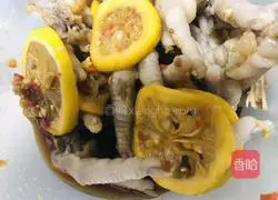 Illustration of how to make chicken feet mixed with lemon 4